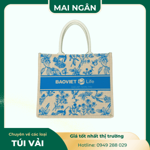 túi vải đay mẫu 05
